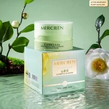 MERCILEN 100g/hộp Mengxi Aqua Glow Rejuvenating Pore Cleansing And Massage Balm, Làm sạch, Tẩy trang, Tẩy tế bào chết, Dưỡng ẩm - màu xanh lá - Xem 3