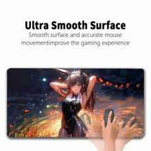 1 miếng lót chuột chơi game Gunny Girl Anime dễ thương và ngọt ngào, miếng lót chuột chơi game lớn, nhiều kích cỡ, bàn phím, thảm cao su chống trượt, phụ kiện bàn làm việc văn phòng, miếng lót bàn phím cho trường học, quà tặng gia đình cho bạn bè và gia đình - nhiều màu - Xem 6