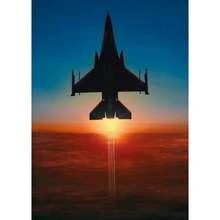 1 tấm áp phích hành tinh máy bay phản lực tranh vải in HD hiện đại nghệ thuật treo tường hình ảnh cho phòng khách trang trí nhà không có khung - Nhiều màu - Xem 31