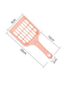 1 Pieza Pala De Arena De Plástico Para Mascota Para Gatos, Herramientas De Limpieza De La Caja De Arena De Gato, Productos Para Mascotas, Suministros Para Gatos - Azul - Ver 7