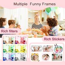 Juguete teléfono inteligente para niños, juguete teléfono para niños con pantalla táctil HD y cámara dual tipo unicornio, cámara de vídeo digital HD con funda protectora de silicona, juguetes de aprendizaje, regalos de Navidad y cumpleaños para niñas de 6 a 12 años