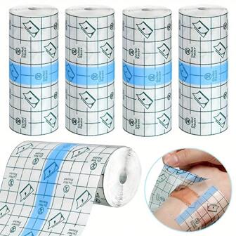 1pc Waterproof Bandages For Swimming, Adhesive Transparent Dressing For Tattoo Cover Up Tape For Shower, Second Skin Protective