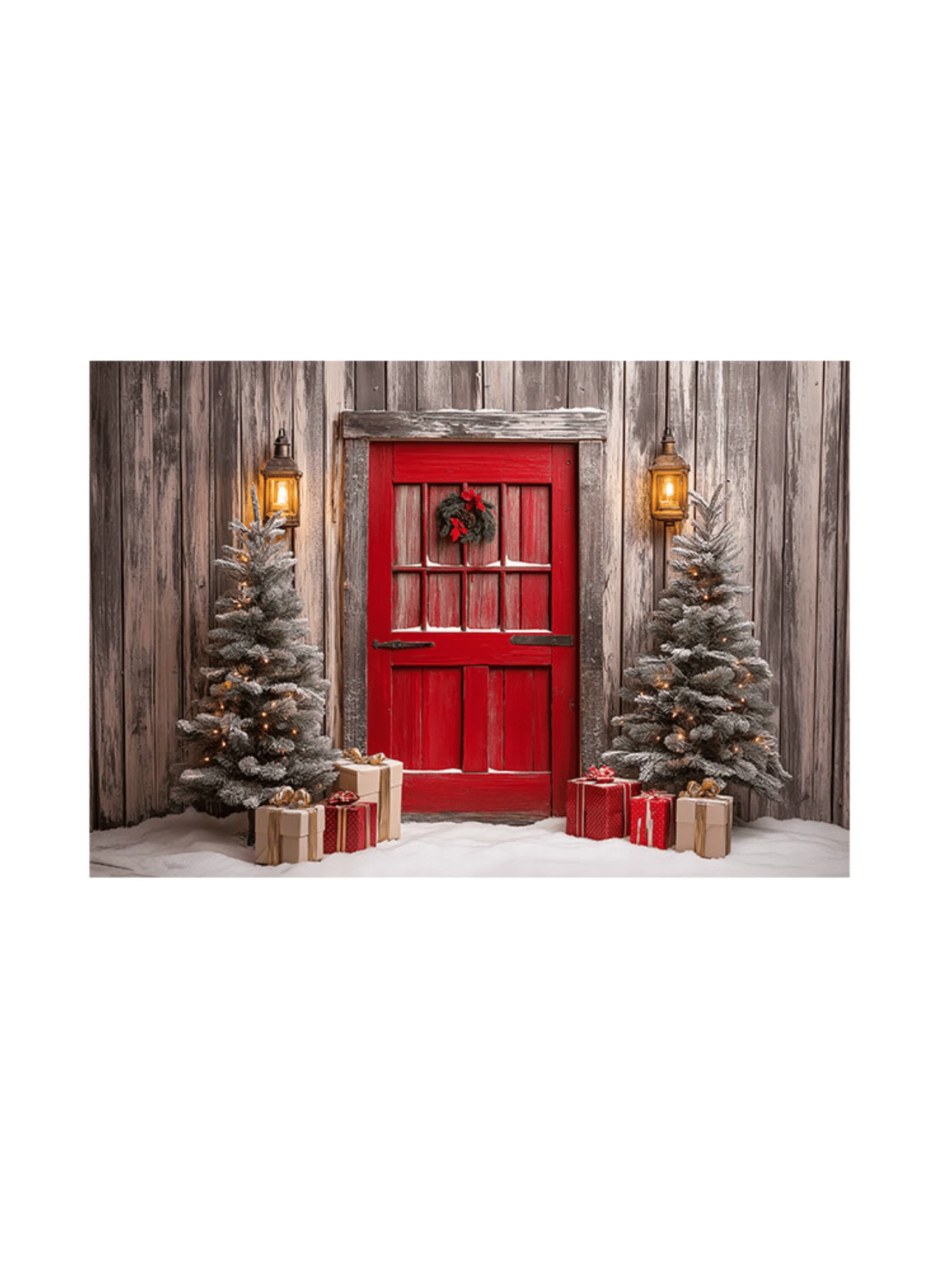 3D Sublimated Fabric Photographic Background Christmas 2.20x1.50 Horizontal - FFF-2278 - 查看 1