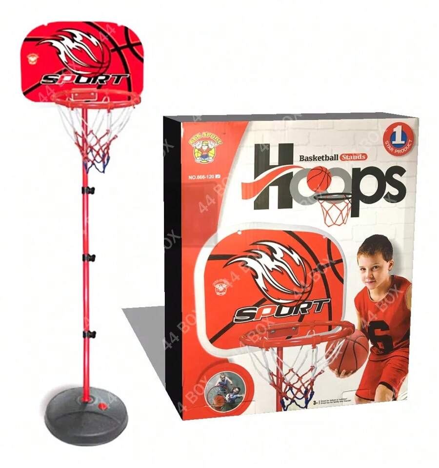 Basketball Hoop Children's Toy Easy To Assemble Basketba - 彩色 - 查看 1