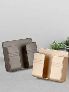 1/4 件壁挂式手机支架，带粘性，塑料多用途遥控器收纳架，适用于家庭和办公室 - 彩色 - 查看 8