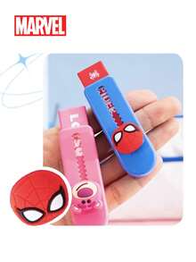 Marvel 1PC卡通动画橡皮擦不留痕迹推拉式铅笔橡皮擦办公学习用品送朋友家人文具礼物 - 紅白色 - 查看 5
