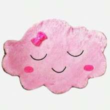 Pink Cloud Rug For Girls' Bedroom Non-Slip - Màu Hồng baby - Xem 1