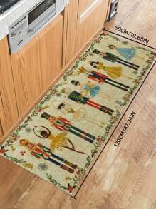 1 tấm thảm bếp Dancer, thảm lối vào trong nhà hình chữ nhật bằng sợi polyester đơn giản, chống trượt, bền, thảm bếp, thảm ngoài trời, dùng cho phòng khách, phòng ngủ, trang trí nhà bếp - Nhiều màu - Xem 14