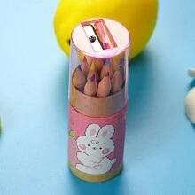 12 Cái/hộp Bút Chì Màu Hình Gấu Mini Dễ Thương - Bộ Văn Phòng Phẩm Sáng Tạo Dành Cho Học Sinh - Quà Tặng Halloween, Lễ Tạ Ơn Và Giáng Sinh Hoàn Hảo - Nhiều màu - Xem 17