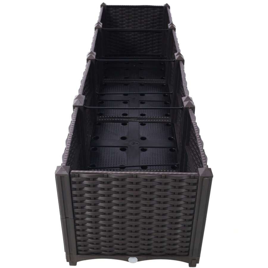 FKZNPJ Deep Raised Garden Bed Plastic Planter Boxes For Vegetables