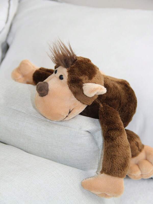 1pc Cute & Unique Stuffed Long Arm Monkey Plush Toy, Animal Chimpanzee Doll, Cartoon Stuffed Animal Pillow Plush Doll Room Decor For Birthday Gifts Christmas Gift Teen Plush Doll Collection, Soft Kawaii Monkey Doll For Home & Car Decoration, Gifts For Teens, Christmas Gifts For Teens, Chimpanzee, Monkey>Plush, Basketball Stuffed Animal, Dolls, Kids Bed Room Decor, Monkey Pillow, Monkey Stuff Animal