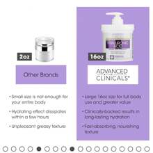 16oz Hyaluronic Acid Body Lotion And Face Moisturizer With Vitamin E Hydrating Firming Lotion For Wrinkles Crepey Skin Stretch Marks Summer Skincare Lightweight Non-Greasy Fast-Absorbing Skin Plumping Moisture Boost For Dry Sun-Damaged Skin Hot Humid Weather Skin Repair Summer Glow Smooth Tight Skin Travel Size Vacation Pool Party Beach Trip Camping Outdoors Summer Essentials Must-Have Advanced Clinicals - Violet Purple - View 9