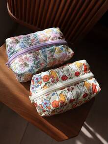 Túi đựng mỹ phẩm họa tiết hoa hoạt hình, Túi đựng đồ vệ sinh cá nhân di động, Túi đựng đồ trang điểm du lịch dễ thương 3D dành cho nữ Túi đựng đồ trang điểm Túi đựng đồ trang điểm mini Túi đựng đồ trang điểm nhỏ du lịch Phụ kiện Giá đựng đồ trang điểm Túi đựng cọ Hộp đựng đồ trang điểm Túi đựng mỹ phẩm Đồ dùng du lịch thiết yếu Phụ kiện nữ Đồ dùng du lịch - Nhiều màu - Xem 6