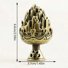 1 cái Đồ trang trí lư hương phong cách Trung Hoa cổ điển mini - Đồ trang trí lư hương gỗ đàn hương dòng sáng tạo - Nhiều màu - Xem 2