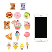 Mini Food Play House Kitchen Toy House Accessories Set - Fruit And Vegetables Burger Pizza Drink Cake Ice Cream Pretend Food - Cooking Interactive Games - Children's Christmas Gifts