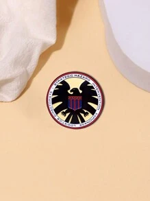 1 chiếc trâm cài áo bằng hợp kim kẽm phong cách đường phố giản dị hình đại bàng Halloween, huy hiệu logo đại bàng của tổ chức S.H.I.E.L.D., quà tặng truyện tranh châu Âu và Mỹ - S.H.I.E.L.D. - Xem 7