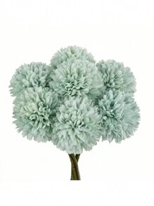 1 件/4 件/8 件人造菊花球花蒲公英绣球花花束礼物送给朋友新娘婚礼花束装饰适用于家庭办公室咖啡馆派对婚礼、假植物、秋季装饰、房间、书桌、花园装饰、房间装饰用品、房间装饰 - 彩色 - 查看 21