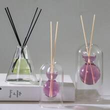 1入組透明玻璃吸管式香薰瓶（不含吸管），收納容器香薰瓶，現代香薰玻璃瓶精油整理器 - 透明B - 查看 7