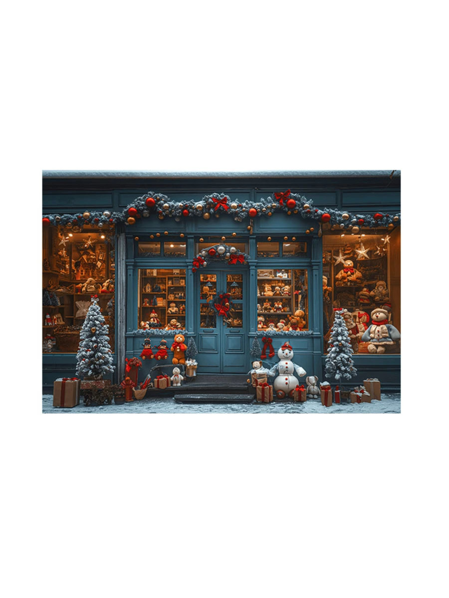 3D Sublimated Fabric Photographic Background Christmas 2.20x1.50 Horizontal - FFF-2276 - 查看 1