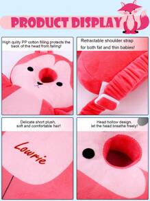 1 件儿童防摔头部保护垫，婴儿行走安全头部保护器，儿童头部防撞帽，防护垫 - 彩色 - 查看 3