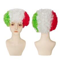1 件派对假发装饰、小丑假发、国旗假发、圣诞派对用品、假发头饰 - 彩色 - 查看 30