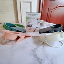 1pc Water Cup Storage Clip, Desk Side Stationery Organizer Storage Holder, Available In Black And White, Suitable For Cups, Water Bottle And Mobile Phones Back To School