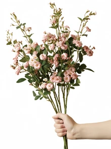 1 Bouquet/2 Bouquets 70cm Artificial Roses, Suitable For Wedding Decoration, Valentine's Day Decoration, Birthday Decoration, Anniversary Decoration, Home Decor, Tabletop Decor, Bedroom And Bathroom Decor, Desk Decor, Room Decor, Autumn Decor, Autumn Planter Decor, Also Applicable For Home, Party And Wedding Decoration, Valentine's Day, Graduation Gifts - Pink - View 4