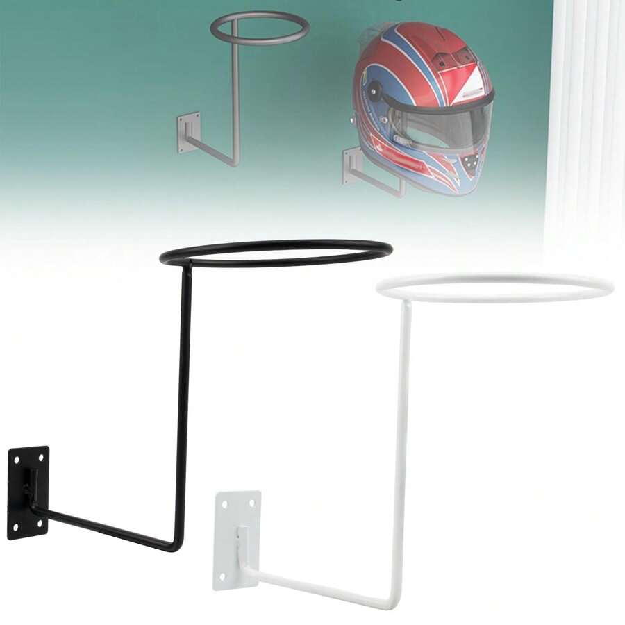 PowerMotor Motorcycle Accessories Helmet Rack Hanger WallMounted Hook