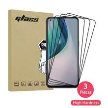 CSDZ Kính cường lực toàn màn hình tương thích với Galaxy A50 A55 A51 A71 A30 A20 A10 Miếng dán bảo vệ màn hình cho A52 A72 S20fE Glass - Trong sáng - Xem 2