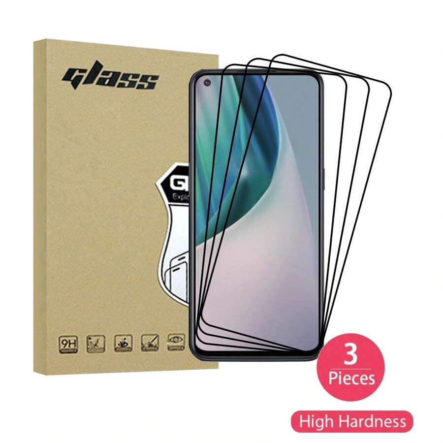 CSDZ Kính cường lực toàn màn hình tương thích với Galaxy A50 A55 A51 A71 A30 A20 A10 Miếng dán bảo vệ màn hình cho A52 A72 S20fE Glass