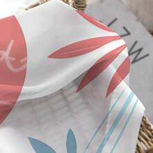 1 件，圣诞球，叶子，印花薄纱窗帘，家居装饰纱布窗帘，适用于卧室、客厅、餐厅、书房、家居装饰、圣诞快乐、圣诞礼物 - 彩色 - 查看 8