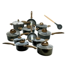 Non-Stick Cookware Set For Induction Stove 12-Piece Kit Brinox Granite Set - Xem 1