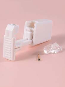 1 Unit Disposable Safe Sterile Nose Piercing Unit, Gem Nose Studs New Generation More Safe Nose Piercing Gun Piercer Machine Kit