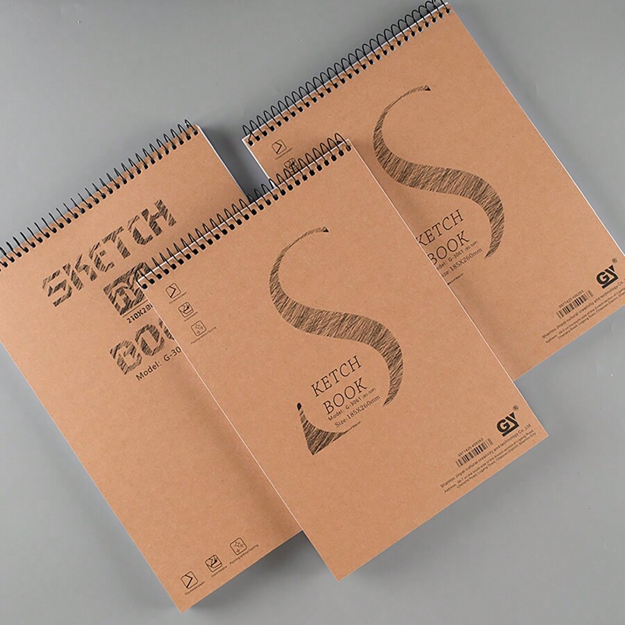 1 Piece Sketch Book, Paper Has Strong Toughness Not Easily Wrinkled