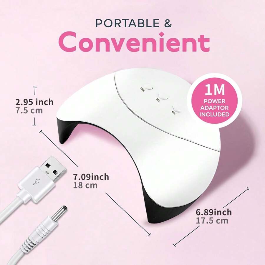 UV LED Nail Lamp, Professional Nail Dryer Gel Polish Light, UV Light