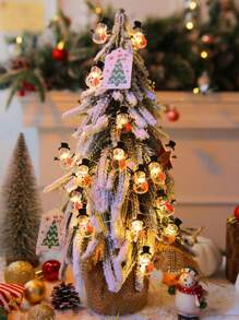 1pc 2/3M 20/30LED Trắng ấm Giáng sinh Khăn choàng đôi Người tuyết dễ thương Dây đồng Đèn LED Dây, Đèn trang trí ngày Giáng sinh, Người tuyết dễ thương Dây đèn nhỏ, Đèn dây đồng gấp linh hoạt, Thích hợp để trang trí nhiều vật dụng khác nhau, Thích hợp để trang trí Giáng sinh, Tiệc tùng, Trang trí đồ nội thất, Trang trí cây thông Noel, Thêm không khí lễ hội của bạn, Trang trí phòng Trang trí Giáng sinh Đèn Giáng sinh Trang trí phòng ngủ Trang trí nhà Trang trí tiệc Lễ hội ngày lễ Quà tặng Giáng sinh Lễ tạ ơn Trang trí cây thông Noel Đồ trang trí - ánh sáng trắng ấm áp - Xem 1