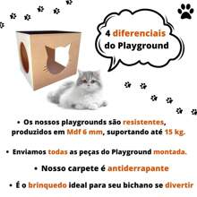 Cat Playground Cattery Catification Bridge Shelf Step - 彩色 - 查看 6