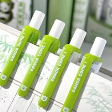 4 chiếc bút bi mực gel siêu mềm chủ đề gấu trúc - Đầu bút bằng nhựa trung bình khô nhanh - Tay cầm thoải mái cho văn phòng, trường học, sinh nhật và quà tặng - Nhiều màu - Xem 7