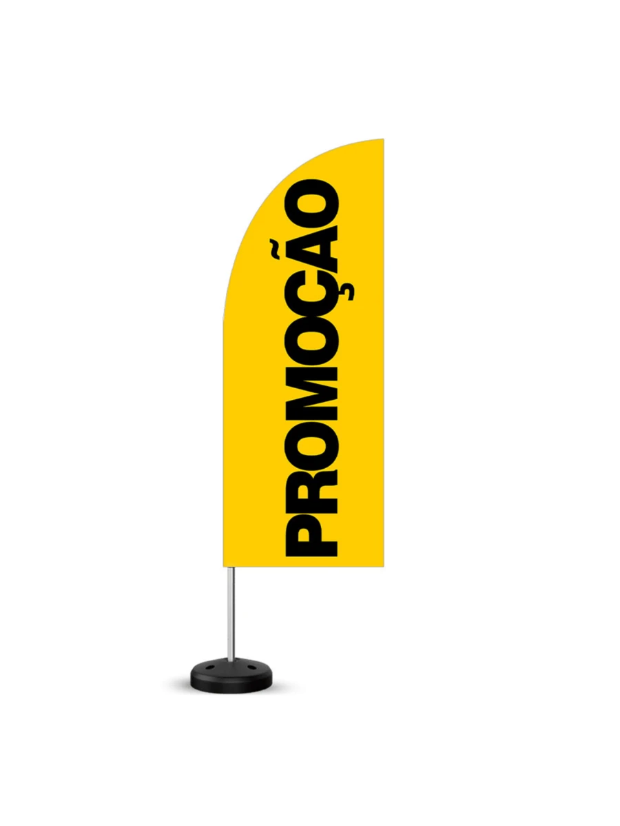 Felicita Wind Banner Promotion Flag Only Fabric 0.75x2.00 - FB-017 - Xem 1