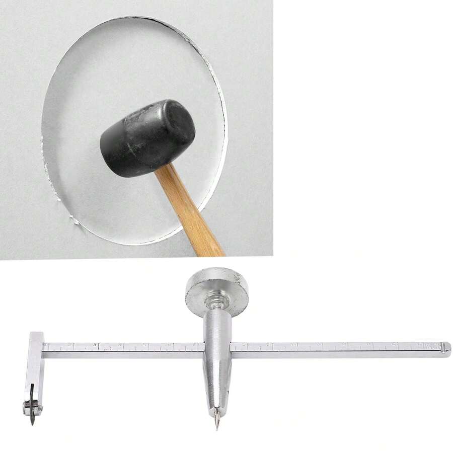 Adjustable Pivot Point Drywall Circle Hole Cutter With Steel Shaft