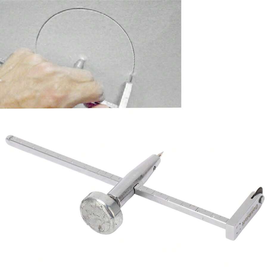 Adjustable Pivot Point Drywall Circle Hole Cutter With Steel Shaft