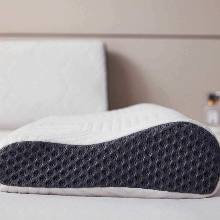 Memory Foam Bed Pillow For Sleeping, Ergonomic Cervical Contour Neck