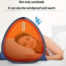 1 chiếc lều che nắng bãi biển mini bật lên, mái che di động tức thời, mái che nắng nhẹ để che nắng mặt và đầu trên bãi biển - Nhiều màu - Xem 3
