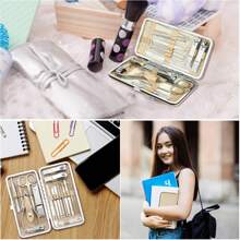 Bộ cắt móng tay, Bộ làm móng tay bằng thép không gỉ độ chính xác cao Bộ dụng cụ cắt móng chân, Bộ cắt móng tay và móng chân, Dũa móng tay Kéo cắt móng tay sắc và Bộ dụng cụ làm móng tay và móng chân cầm tay, Bộ dụng cụ chải chuốt khi đi du lịch hoặc ở nhà, Quà tặng hoàn hảo cho phụ nữ và nam giới Ý tưởng quà tặng cho phụ nữ, nam giới, trẻ em gái, thanh thiếu niên, màu be - Nhiều màu - Xem 6