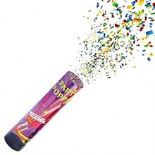 Metallic Colored Party Confetti Launcher 20 Cm - 彩色 - 查看 1