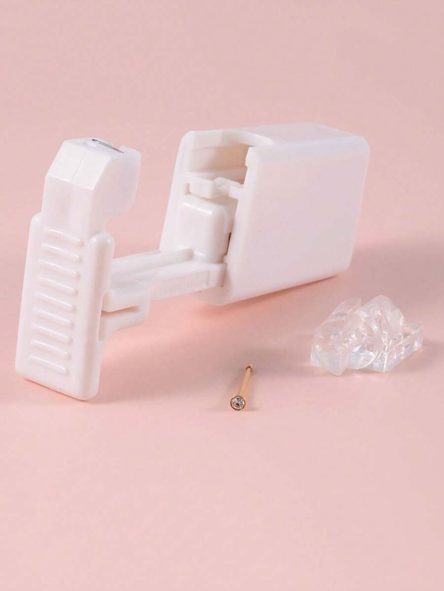 1 Unit Disposable Safe Sterile Nose Piercing Unit, Gem Nose Studs New