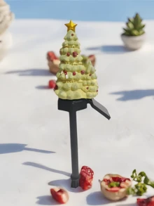 Đèn đường cây thông Noel năng lượng mặt trời, thích hợp để trang trí Giáng sinh, đường đi ngoài trời, sân trong, sân thượng và bãi cỏ - Đèn năng lượng mặt trời hình người tuyết giáng sinh - Xem 9