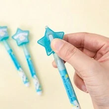 Sanrio 2 Stücke Schreibwaren Kinder unsichtbarer fluoreszierender Nummern-Markierungsstift, farbloses Lichtillustrationslineal, Rückkehr zur Schule