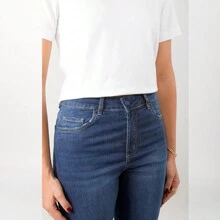 Women's Flare Jeans Brand S R - 藏蓝色 - 查看 4