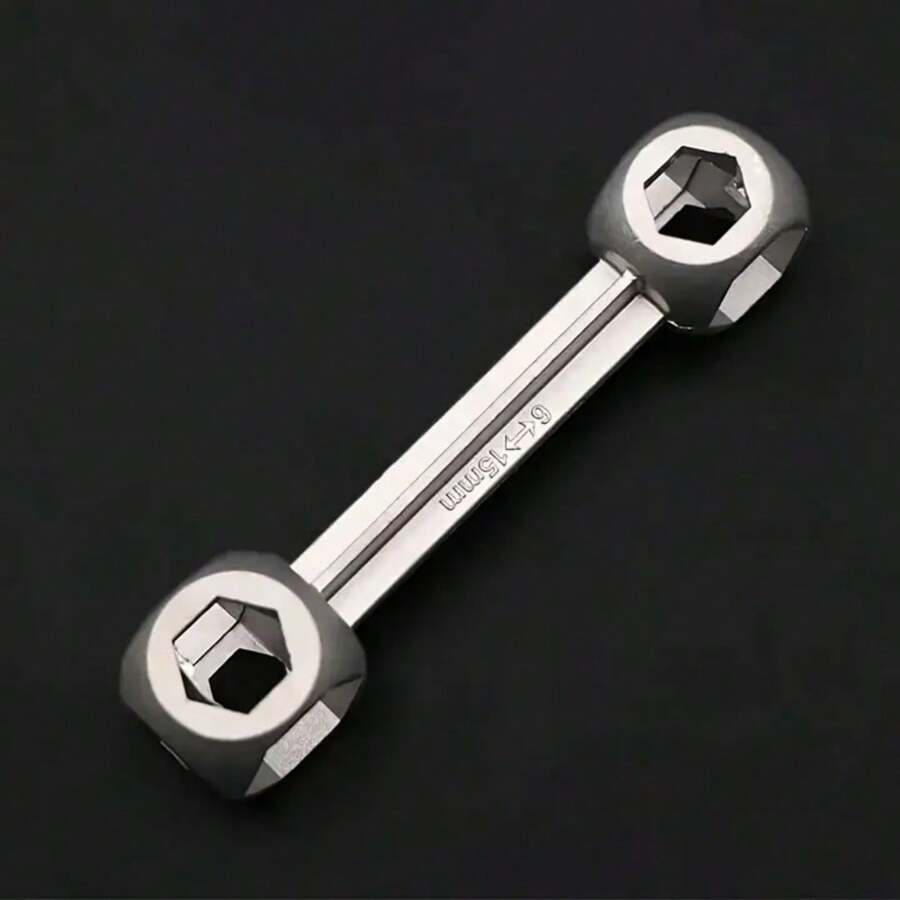 10In1 Bone Shaped Hex Key Wrench Set, Zinc Alloy Multifunction Bike